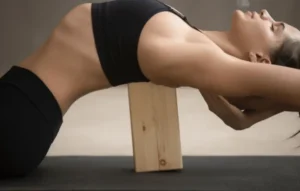 wooden yoga blocks