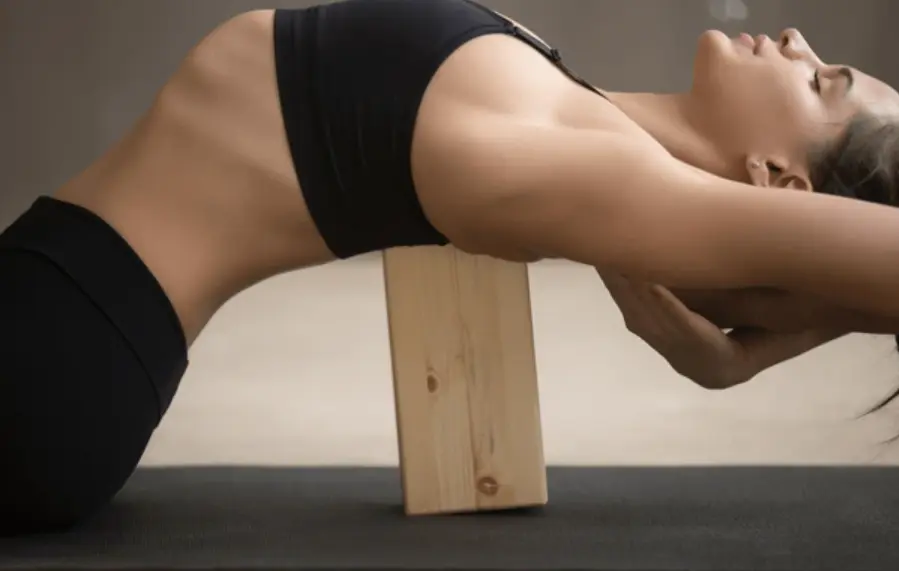 wooden yoga blocks
