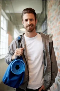 yoga bag with mat holder